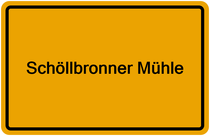 Handelsregisterauszug Schöllbronner Mühle